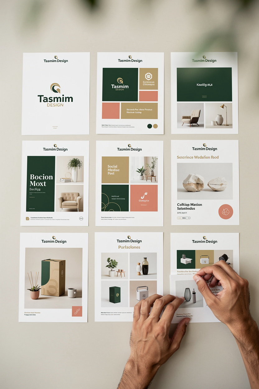 I am designer أعمال احترافية في التصميم الجرافيكي والشعارات والهويات البصرية